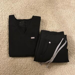 Women’s Black Figs Scrubs